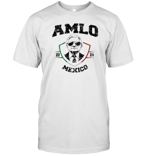 Amlo Tricolor Mexican Flag Mexican President 2024 T-Shirt