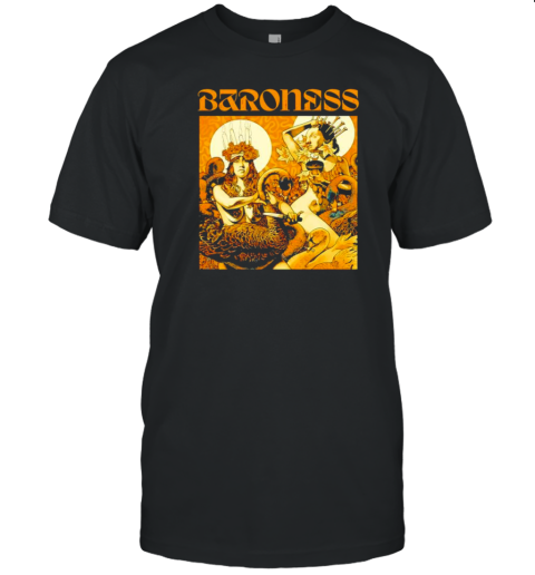 Baroness Yellow Album Retro T-Shirt