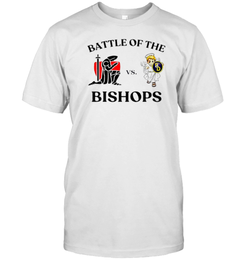 Battle Of The Bishops Cartoon T-Shirt