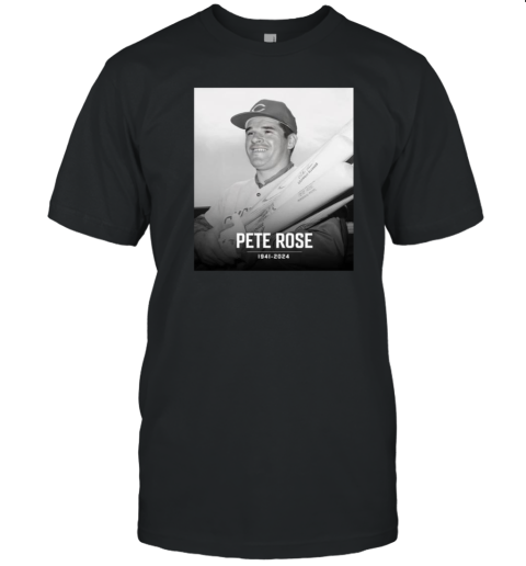 Cincinnati Reds Pete Rose 1941 2024 T-Shirt