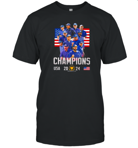 Congrats To Team USA Has Been Winner The 2024 President Cup Champions T-Shirt