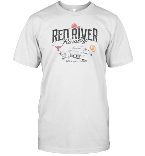 Exas Longhorns Vs. Oklahoma Sooners Champion Red River Rivalry Corn Dog Match Up T-Shirt