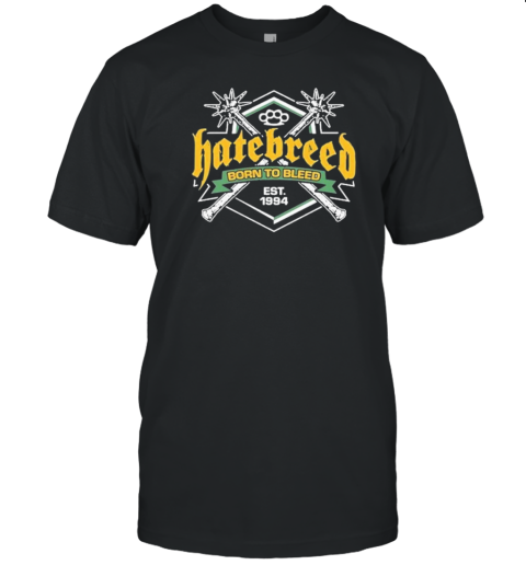 Hatebreed Born To Bleed 30Th Anniversary Green Bay WI Oct 4 2024 T-Shirt