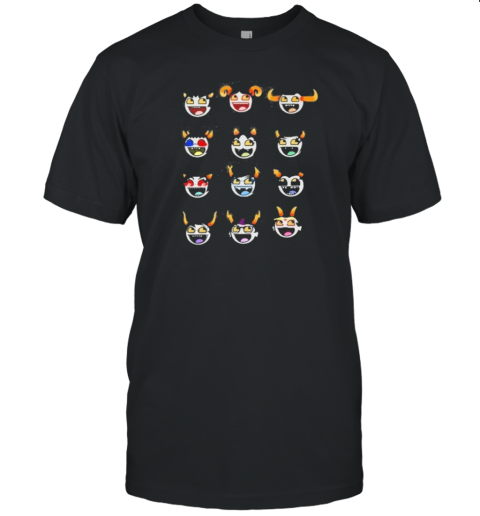 Homestuck Troll Awesome Smiley Icons T-Shirt