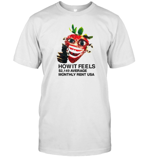 How It Feels Average Monthly Rent USA T-Shirt