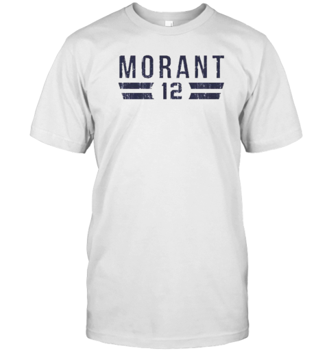 Ja Morant 12 Memphis Font Basketball T-Shirt