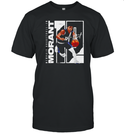 Ja Morant Stretch Basketball Signature Design T-Shirt