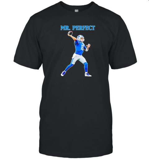 Jared Goff Mr. Perfect Football Fan T-Shirt