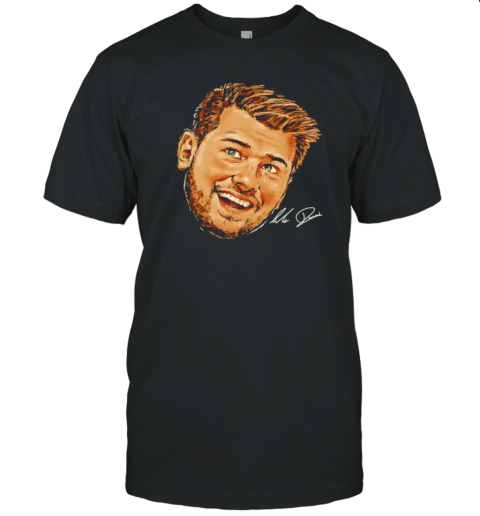 Luka Doncic Dallas Smile Basketball Signature T-Shirt