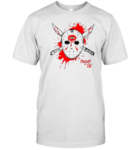 Spiritual Vices Bloody Mask Friday The 13Th Halloween 2024 T-Shirt