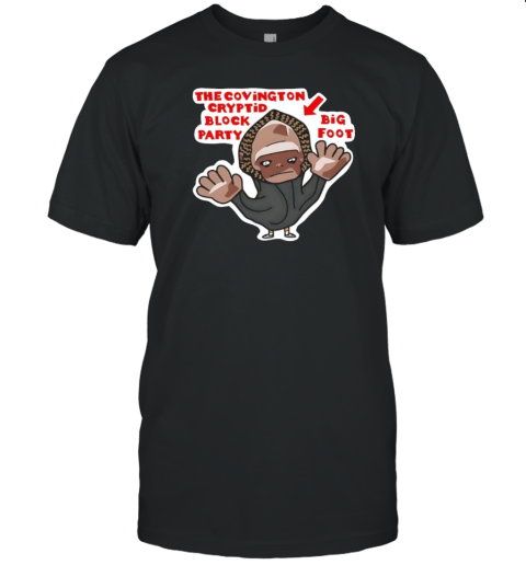 The Covington Cryptid Block Party Bigfoot T-Shirt