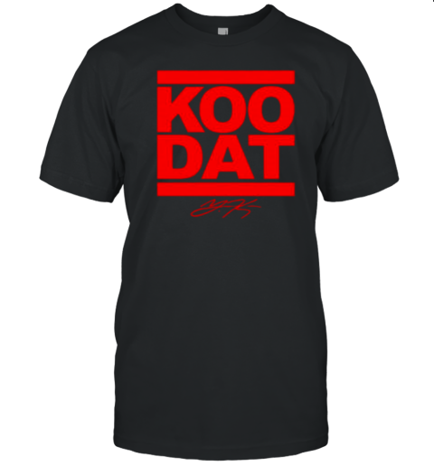 Younghoe Koo Koo Dat Atlanta NFLPA Signature T-Shirt