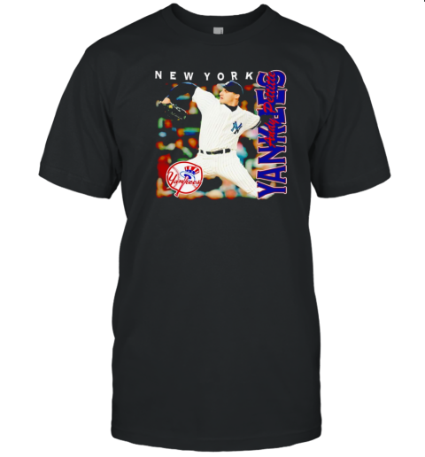 Andy Pettitte New York Yankees baseball player in action T-Shirt