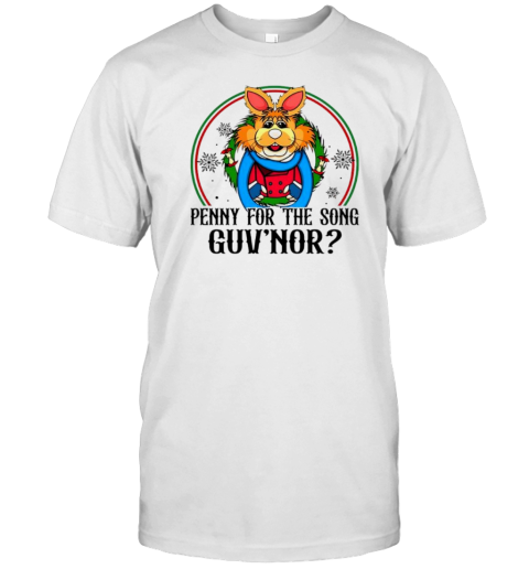 Bean Bunny Penny For The Song Guvnor Bean Bunny Christmas T-Shirt