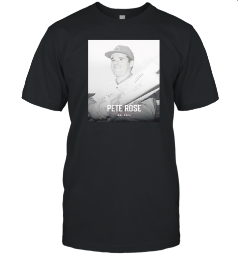 Cincinnati Reds Pete Rose 1941 2024 thank you for memories T-Shirt