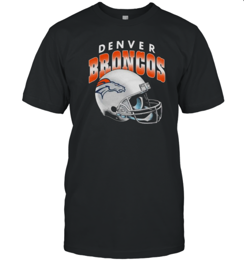 Denver Broncos Gradient Helmet T-Shirt