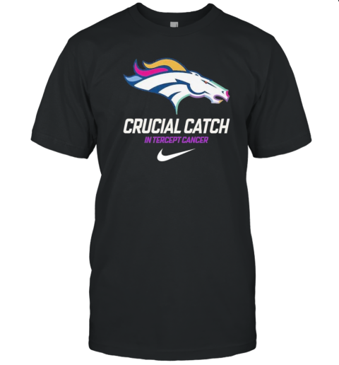 Denver Broncos Nike Black 2024 NFL Crucial Catch T-Shirt