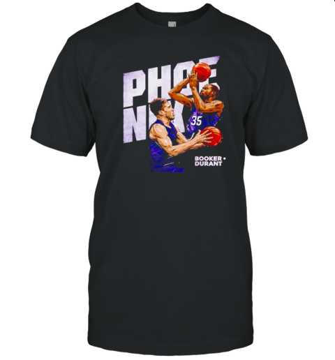 Devin Booker and Kevin Durant Phoenix Duo Basketball T-Shirt