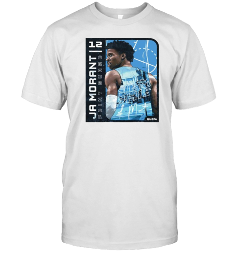 Ja Morant Memphis Card Basketball Design T-Shirt