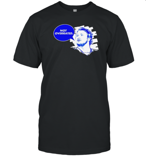 Josh Allen Not Overrated Buffalo NFLPA Football T-Shirt