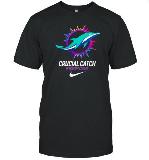 Miami Dolphins Nike Black 2024 NFL Crucial Catch T-Shirt