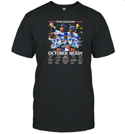 New York Mets Postseason 2024 October Ready T-Shirt