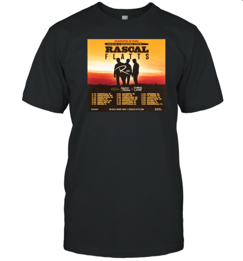 Rascal Flatts Return For Life Is A Highway Tour T-Shirt