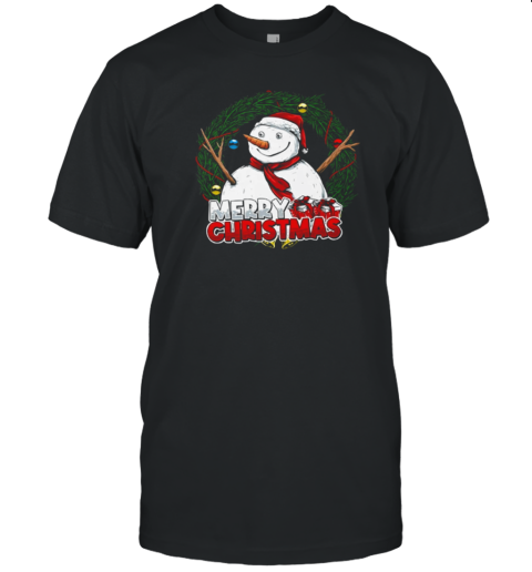 Snow Man Merry Christmas Essential T-Shirt