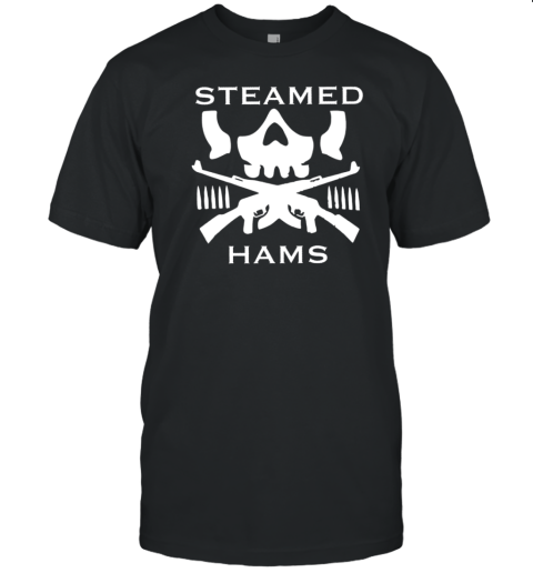 Steamed hams skull guns T-Shirt