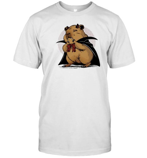 Vampire Capybara Vampybara Mashup Funny T-Shirt