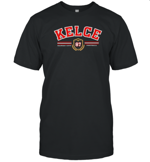 Vintage Travis Kelce Number 87 Kansas City Football T-Shirt