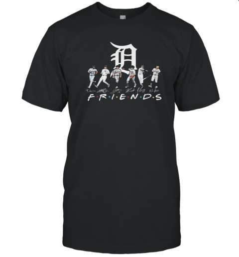 Detroit Tigers Friends Of The Tigers Baseball Legends 2024 Signatures T-Shirt