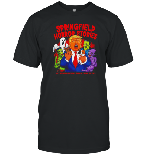 Donald Trump Springfield Horror Stories Halloween T-Shirt