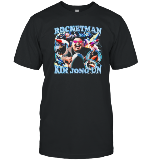 Rocketman Kim Jong Un Retro T-Shirt