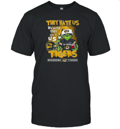 The Grinch They Hate Us Because Ain'T Us Missouri Tigers 2024 T-Shirt