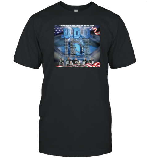 U.D.O. Touchdown USA Canada Tour 2024 T-Shirt