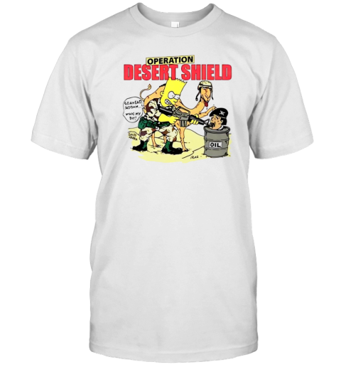 Bart Simpson Operation Desert Shield T-Shirt