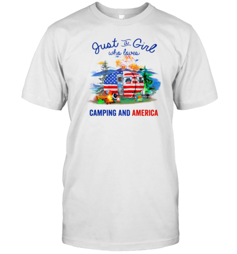 Camping And America T-Shirt