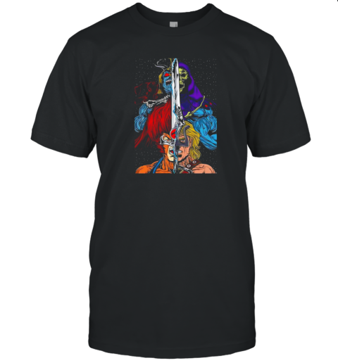 He Man Lion O Skeletor And The Sword Of Power T-Shirt