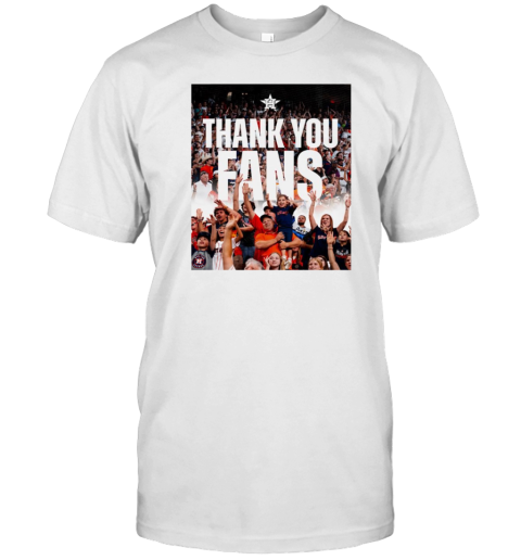 Houston Astros Football Thank You H Town Fan Poster T-Shirt