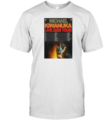 Michael Kiwanuka Live Tour 2025 T-Shirt