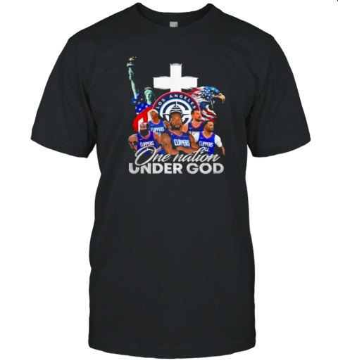 NBA LA Clippers One Nation Under God Vintage 2024 T-Shirt