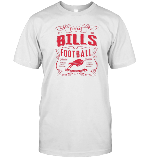 NFL Buffalo Bills Football Logo Est 1960 Vintage T-Shirt