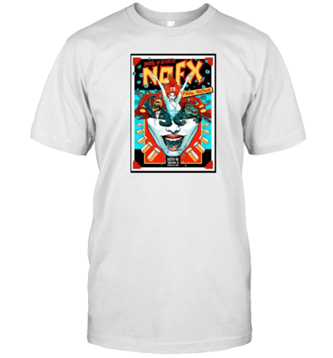 NOFX Berth 46 San Pedro CA Oct 4 6 2024 Final Show Tour Poster T-Shirt