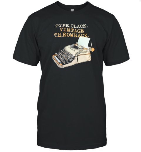 Type Clack Vintage Throwback T- Classic Men's T-shirt