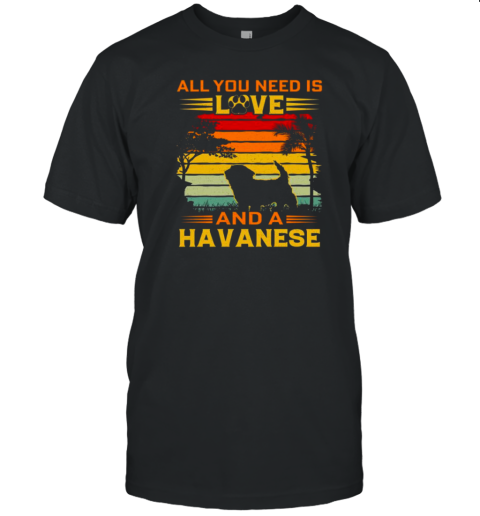 All I Need Is Love And A Havanese T-Shirt