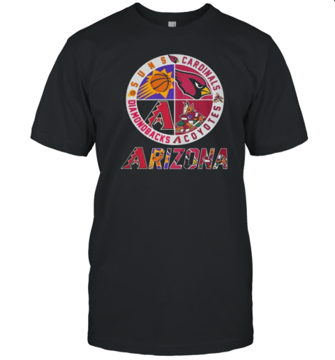 Arizona Sports Teams Logo 2024 T-Shirt