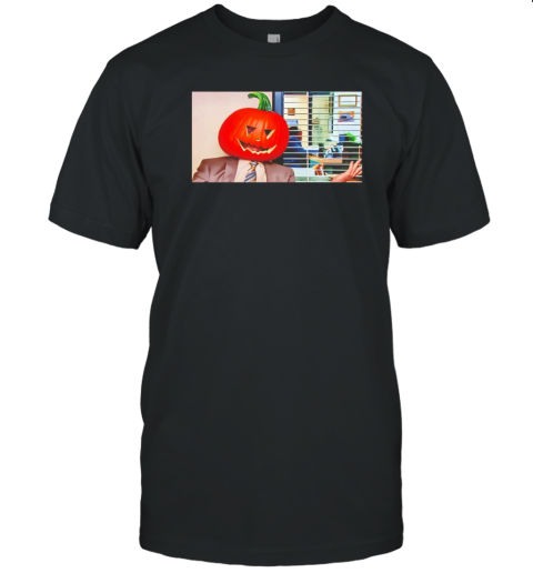 Dwight Pumpkin Head Halloween T-Shirt