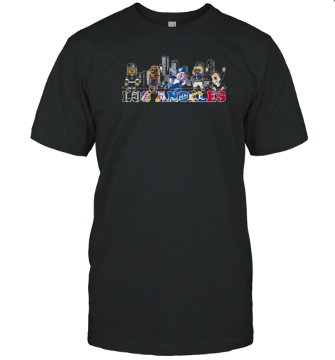 Los Angeles City Sports Cartoons Mascot 2024 T-Shirt