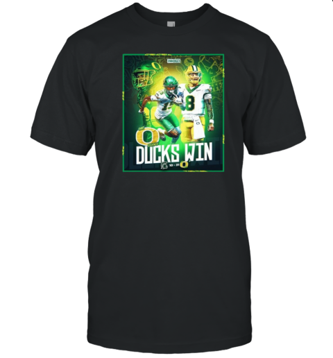 Oregon Ducks Wins 31 10 Michigan State Spartans Football 2024 NCAAF Game Final Score T-Shirt